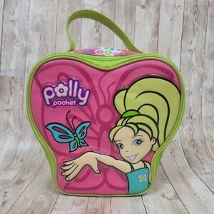 Polly Pocket Carrying Case Pink Green 2005